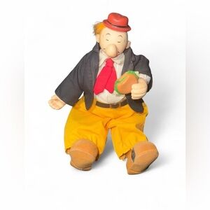 Vintage Popeye Wimpy doll.